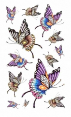 Temporäres Tattoo Schmetterling