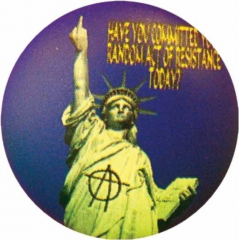 Button Badge Statue of Liberty