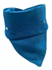 beautiful Bandana with laces - Colortone: Turquoise