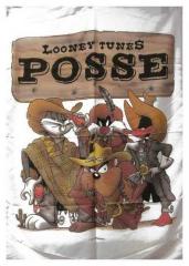 Posterfahne Looney Tunes Posse