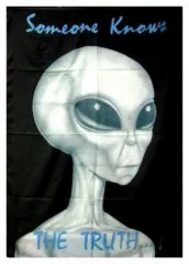 Posterfahne Someone Knows The Truth