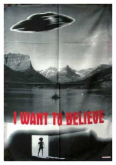 Posterfahne I Want To Believe