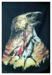 Poster Flag Red Indian