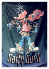 Posterfahne Daffy Duck