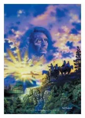 Poster Flag David Penfound Sunrise