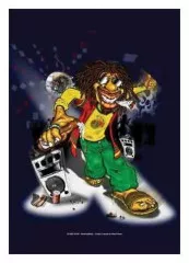 Poster Flag Rasta Man