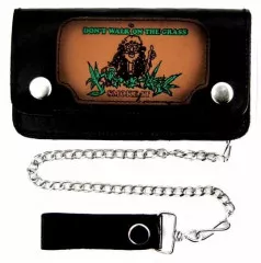Biker Wallet Dont Walk On The Grass