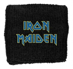 Iron Maiden Blue Logo Merchandise Schweißband